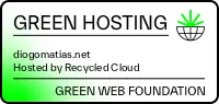 This website is hosted sustainably by Recycled Cloud. Verified by The Green Web Foundation dot org.